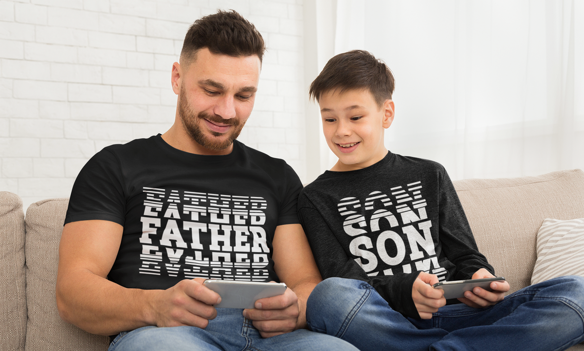 Father Son T Shirts Father s Day Gift Matching Family T Shirts