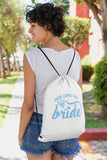 Here Comes The Bride/I Do Crew Sky Blue and White T-Shirt Bachelorette Party T-Shirt, Hen Night T-Shirt, Hen Party, Add Matching Gymsac