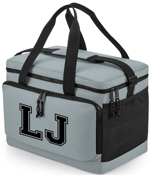 Personalised Recycled Large Cooler Shoulder Bag Pure Grey, Black or Military Green