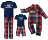 Personalised Matching Christmas Pyjamas: North Pole Adventure Golden Ticket Polar Express