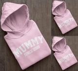 Mummy Matching Hoodies, Mummy Since, Mummys Girl, Mummys Boy Mother's Day Gift Mummy Birthday Gift Dusty Green