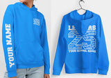 Custom Leavers Hoodie 2025 Schools, Plus Sizes 3XL 4XL 5XL Colleges, Universities & Clubs Burgundy