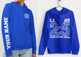 Custom Leavers Hoodie 2025 Schools, Colleges, Universities & Clubs Candyfloss Pink