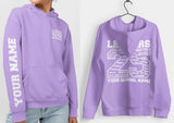 Custom Leavers Hoodie 2025 Schools, Colleges, Universities & Clubs Lavender