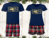 Personalised Matching Christmas Pyjamas: Polar Express Golden Ticket