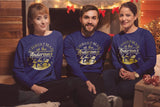 Personalised Christmas Jumper Christmas At The Matching Family Sweatshirt Gold Print