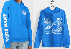 Sapphire Blue Leavers Hoodie, Schools, Colleges, Universities & Clubs 2023