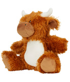 Big Brother Little Brother Highland Cow Teddy Bear Big Sister Little Sister Soft Plush Animal Mumbles Teddy