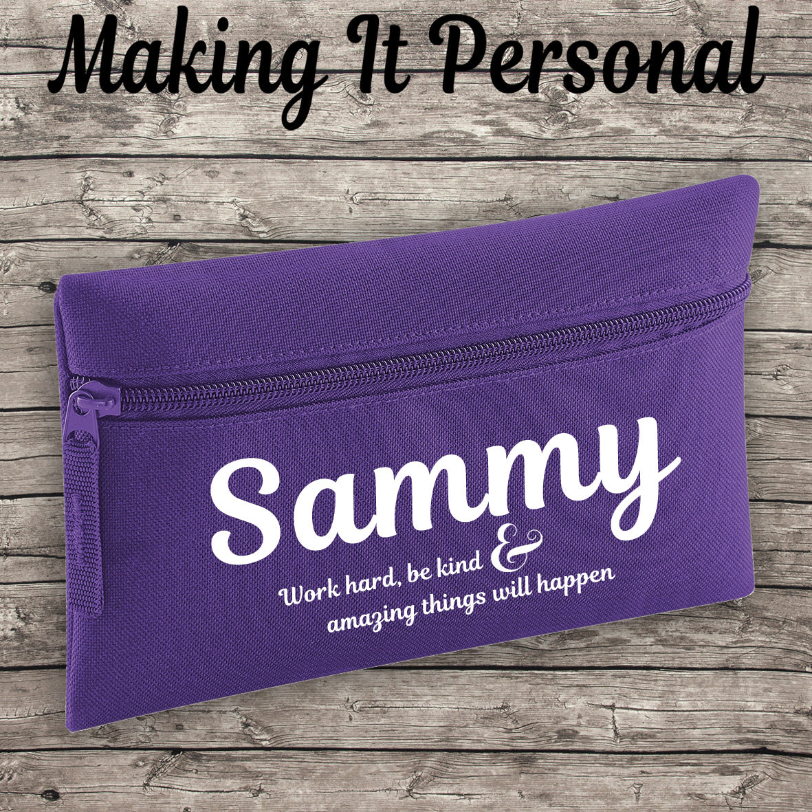 Personal top pencil case