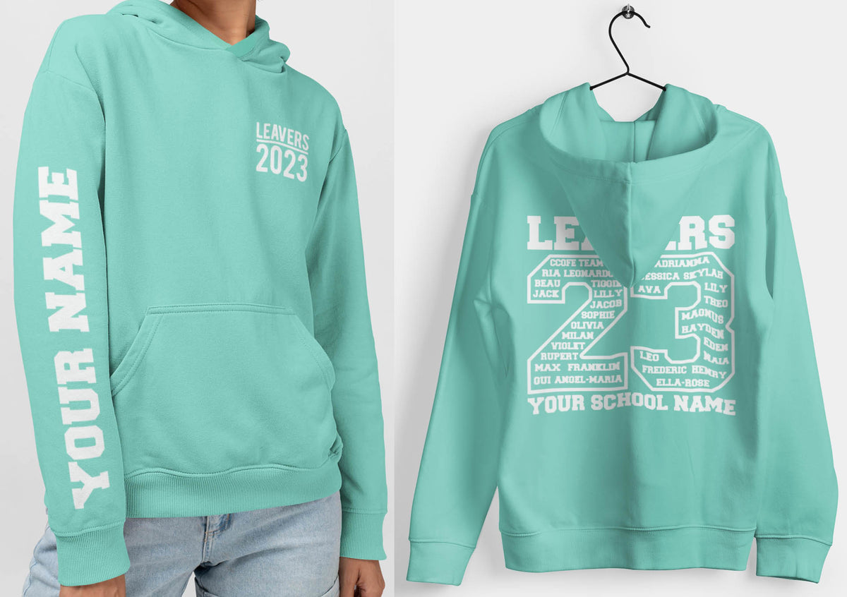 Peppermint Leavers Hoodie, Schools, Colleges, Universities & Clubs 202 –  Make It Personal Gift Shop