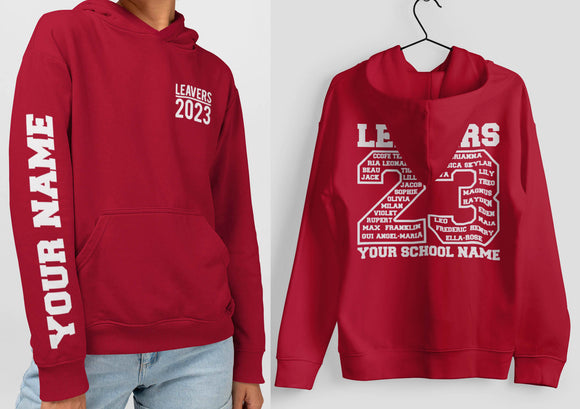 Red Hot Chilli Leavers Hoodie, Schools, Colleges, Universities & Clubs 2023