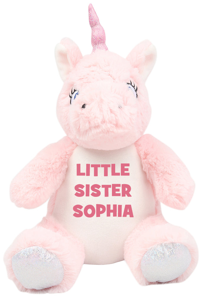 Big Sister Little Sister Unicorn Teddy Bear Big Brother Little Brother Make It Personal Gift Shop