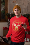 Personalised Matching Christmas Jumper Sweatshirt Rudolph Reindeer