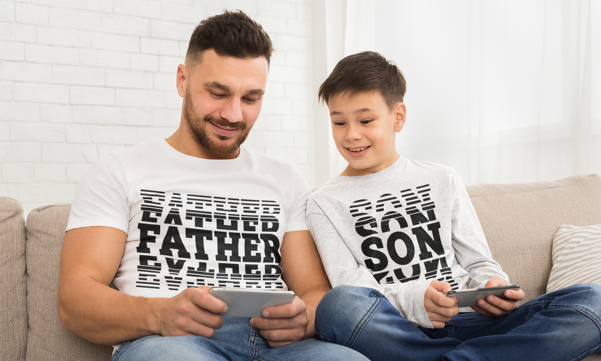 Father Son T Shirts Father s Day Gift Matching Family T Shirts