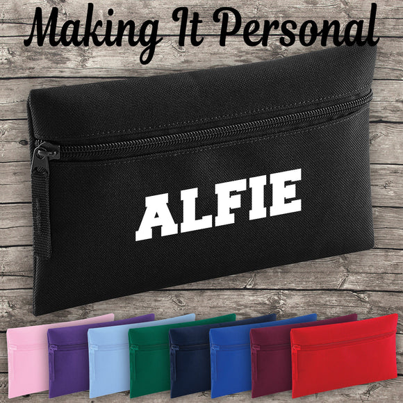 Personalised Pencil Case ADD YOUR NAME Back To School