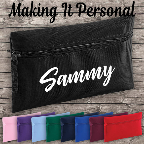 Personalised Pencil Case ADD YOUR NAME Back To School