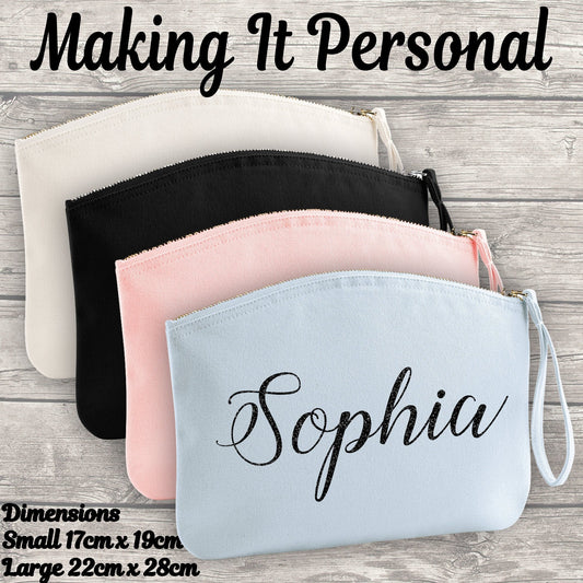 Personalised Make Up Bag