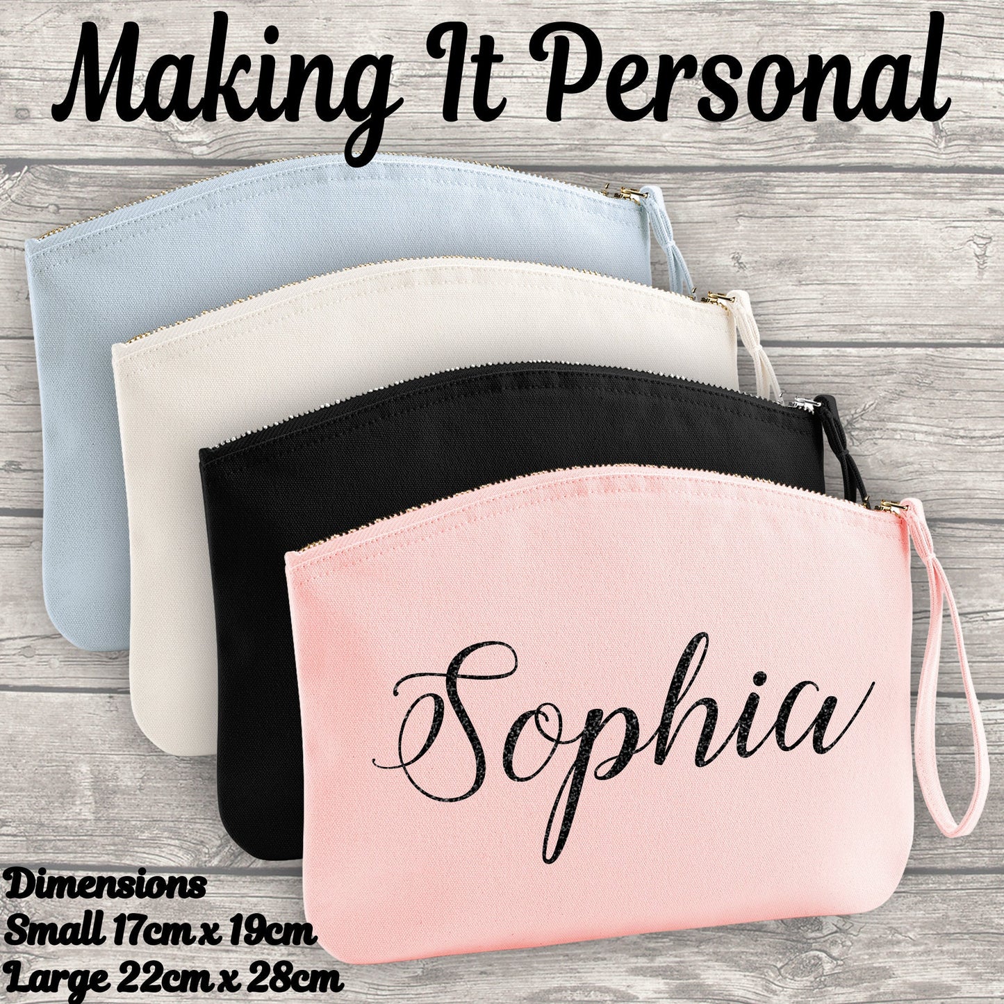 Personalised Make Up Bag