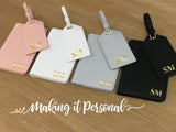 Personalised Initial Passport Holder and Tag Set | Future Mrs | Bride | Bridesmaid | Wedding | Accessory Bag | Birthday | Christmas Gift