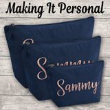 Personalised Make Up Bag, Personalised Birthday Gift, Personalised Makeup Bag, Accessory Bag Friend Birthday Christmas Present