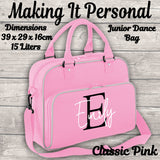 Personalised Girls Junior Dance Bag ADD YOUR NAME Pink