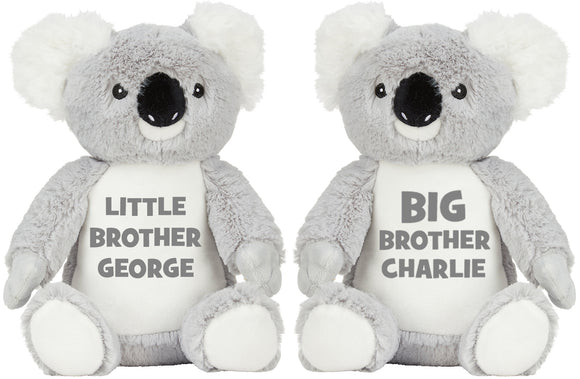 Big Brother Little Brother Koala Teddy Bear Big Sister Little Sister Soft Plush Animal Mumbles Teddy