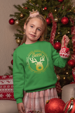 Personalised Matching Christmas Jumper Sweatshirt Rudolph Reindeer