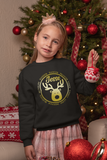 Personalised Matching Christmas Jumper Sweatshirt Rudolph Reindeer