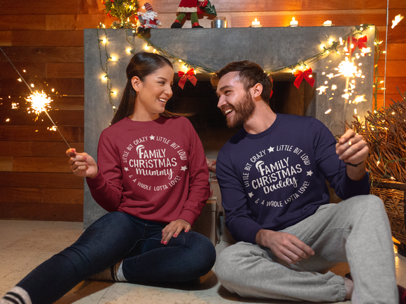 Personalised Matching Family Christmas Jumper Sweatshirt